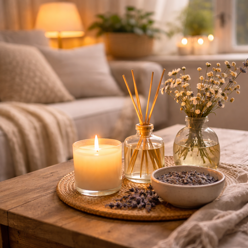 Membangun Suasana yang Selaras: Perpaduan Aroma, Cahaya, dan Detail Lembut di Rumah